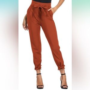 Grace Karin cinnamon high waist pencil pants. Size large.